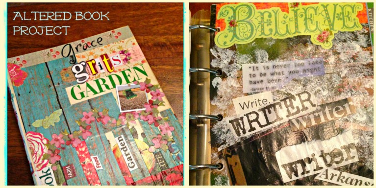 Grace Grits and Gardening - Altered Book How To