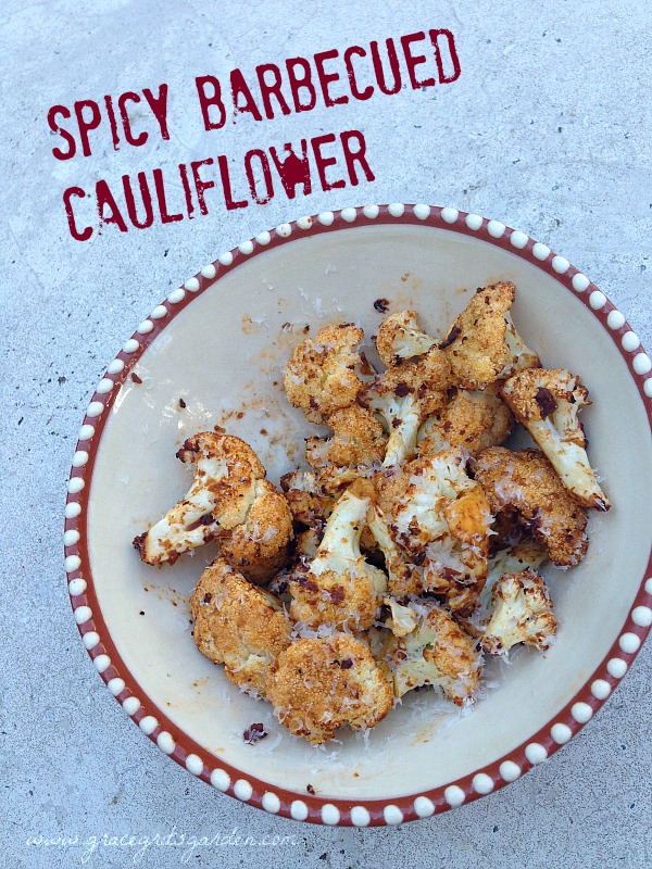 spicy barbecued cauliflower - made with Bentley's Batch #5