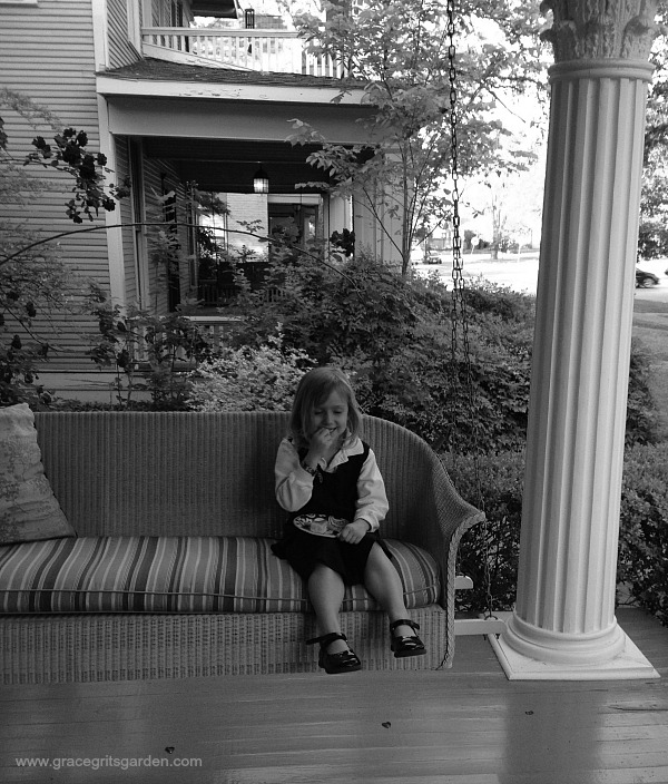 porch swing days - Munger Place, Dallas