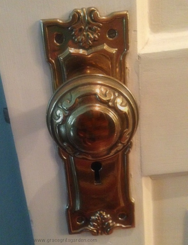 the house that owns us - vintage doorknob