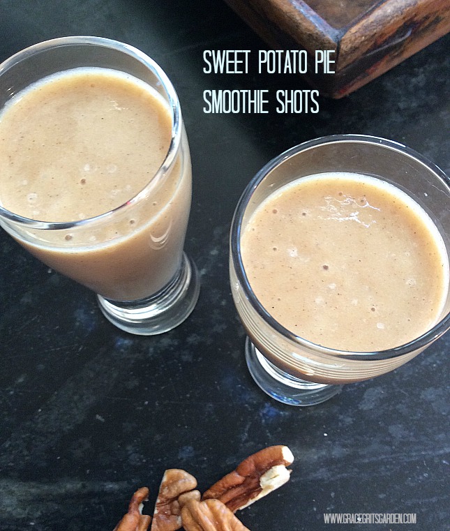 Sweet Potato Pie Smoothie  Shots