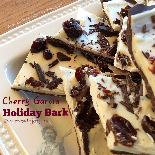 Cherry Garcia Holiday Bark