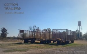 Farm Art Friday: Cotton Trailers - grace grits and gardening