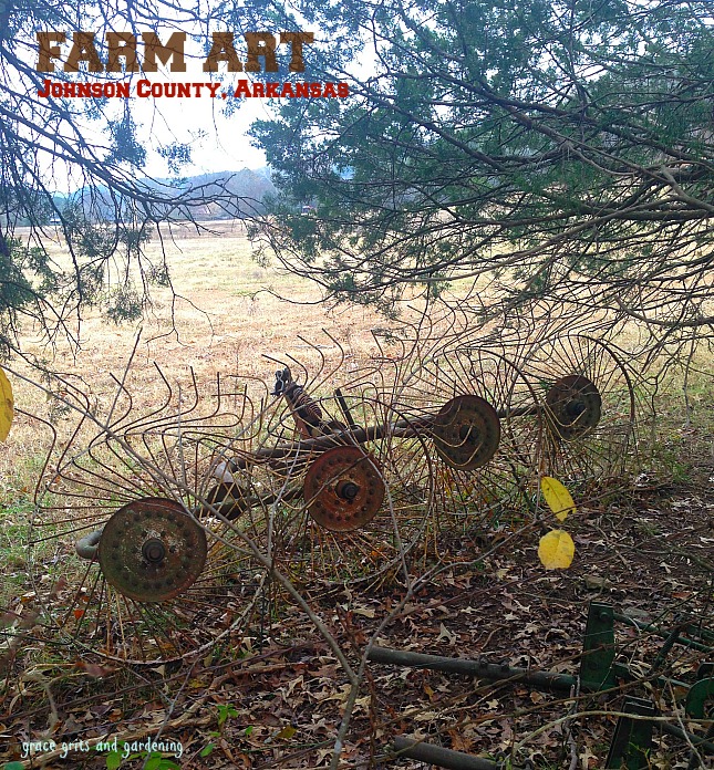 Farm Art Friday: Vintage Hay Wheel Rake