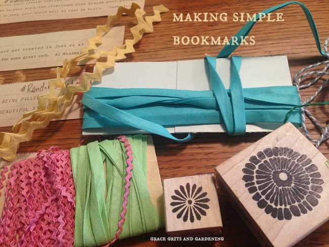 making simple bookmarks!