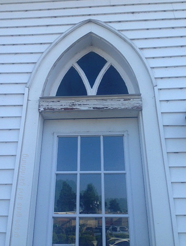 old church window, Piggott, Ar