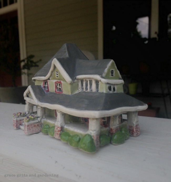 Our miniature house. Support local artisans!