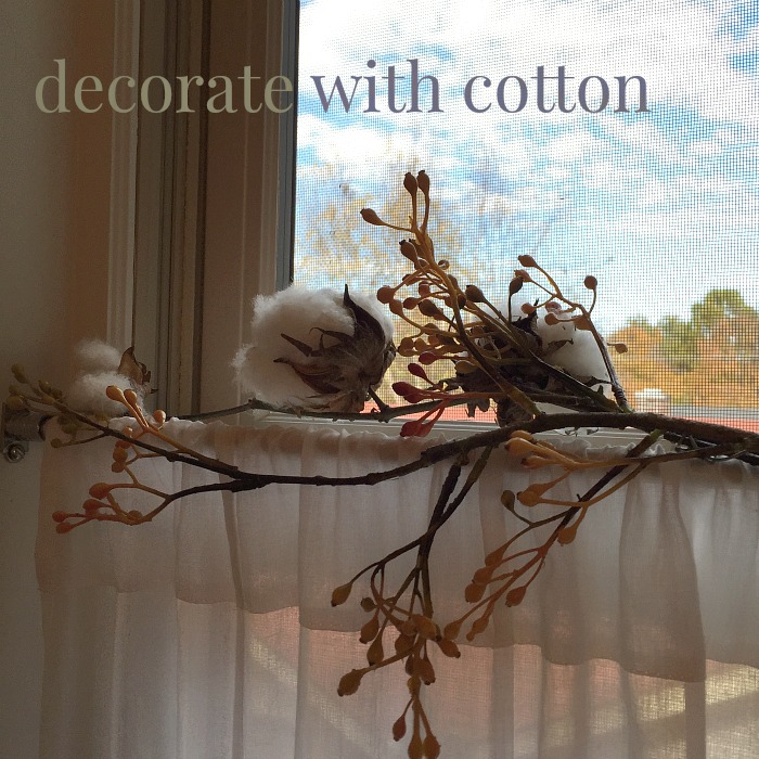 how to decorate with cotton