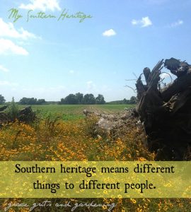 My southern heritage. 