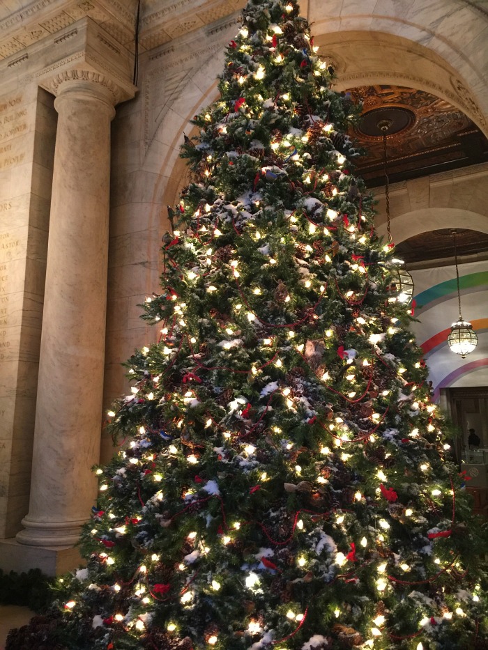 New York Public Library Christmas Tree