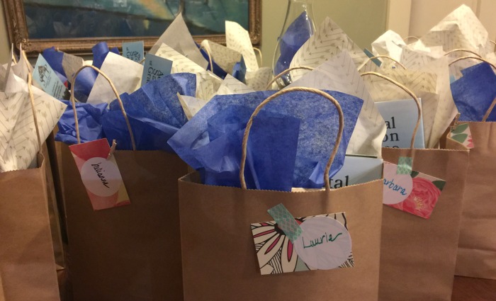 Book Launch Party gift bags! 