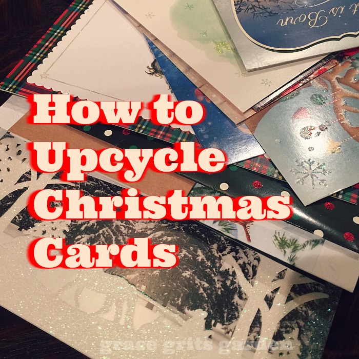 How to Upcycle Christmas Cards