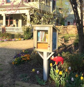 my Little Free Library runneth over with books! - grace grits and gardening