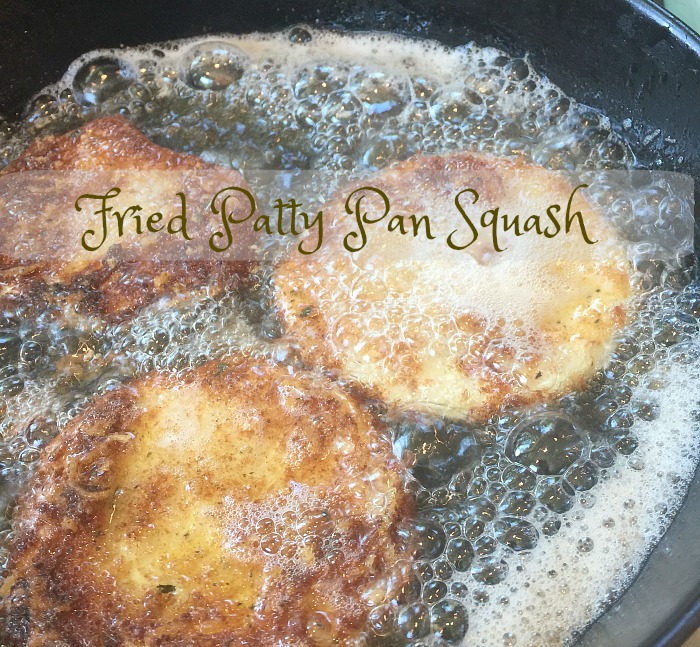 fried patty pan squash