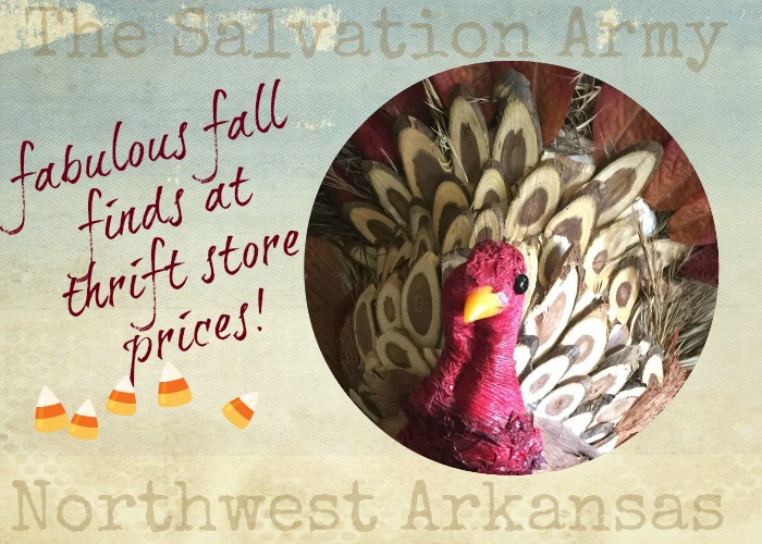 Fabulous fall decorating with thrift store finds!