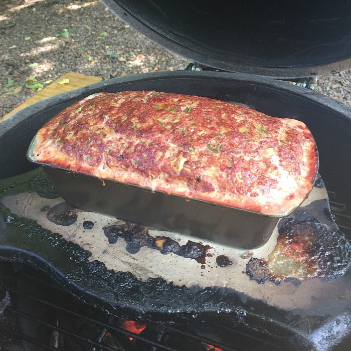 amazing meatloaf on the Big Green Egg