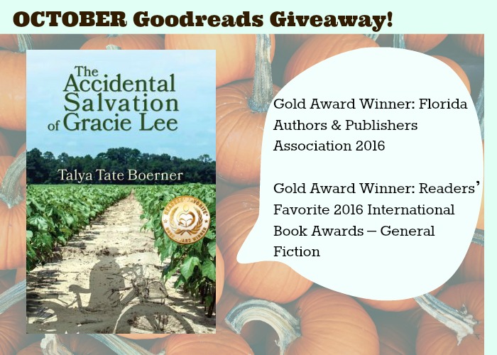 October Goodreads Giveaway!