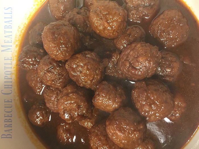 Barbecue Chipotle Meatballs
