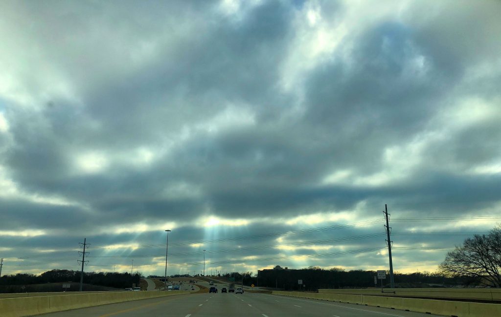 These clouds in Texas