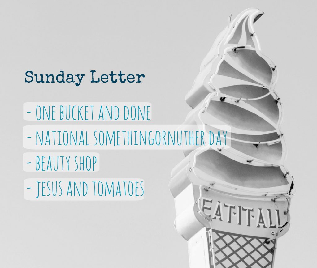 Sunday Letter 07.15.18