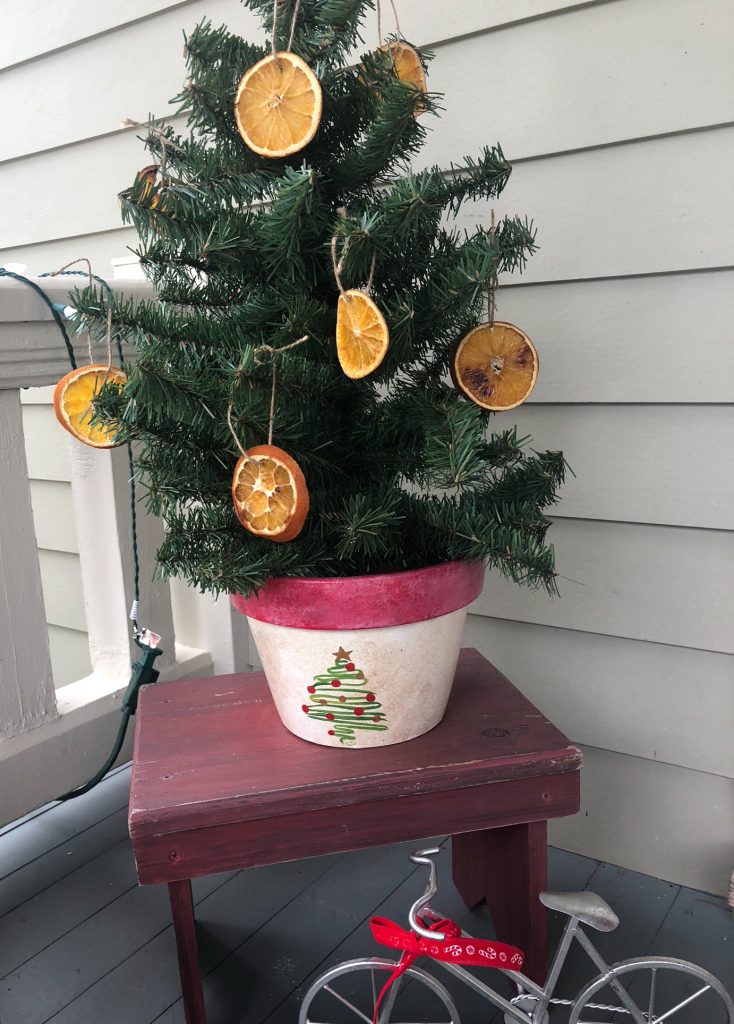orange slice ornaments