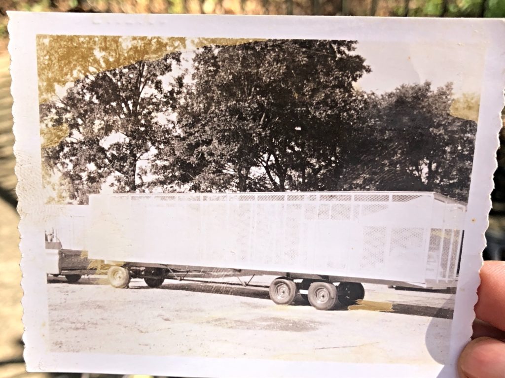 Vintage Harvest: cotton trailer