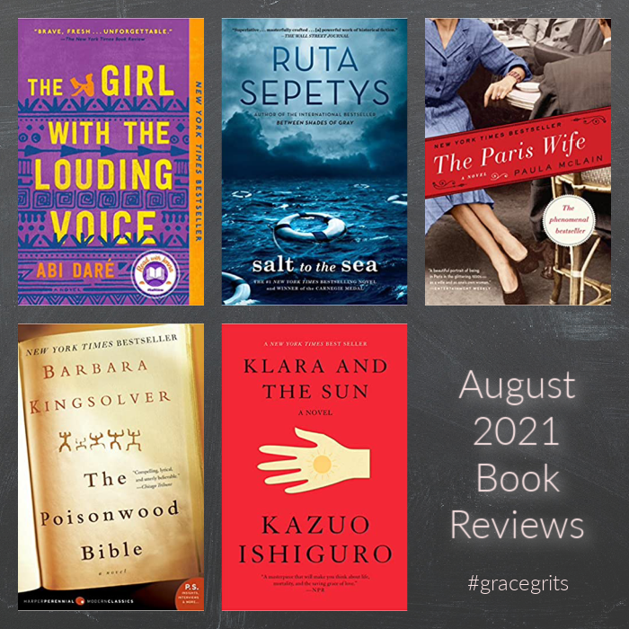 August 2021 Book Reviews