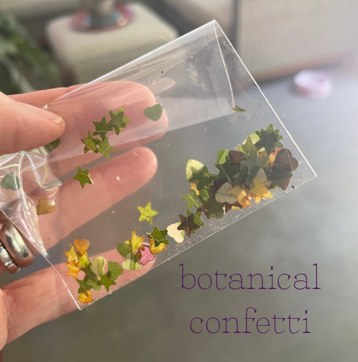botanical confetti
