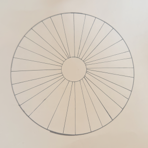 Monthly Phenology Wheel Template (hand-drawn)